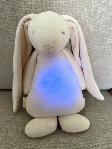 Moonie white bunny - white, plush