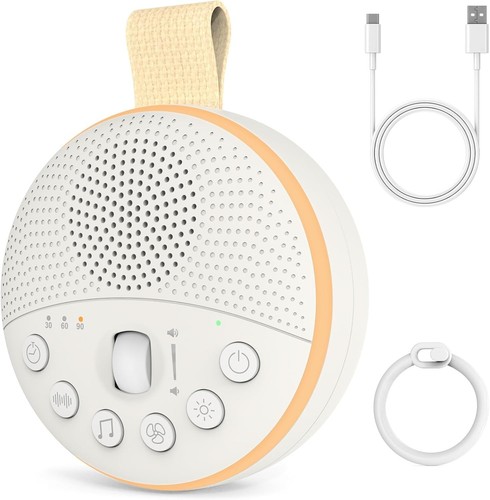 White noise machine baby - white,
