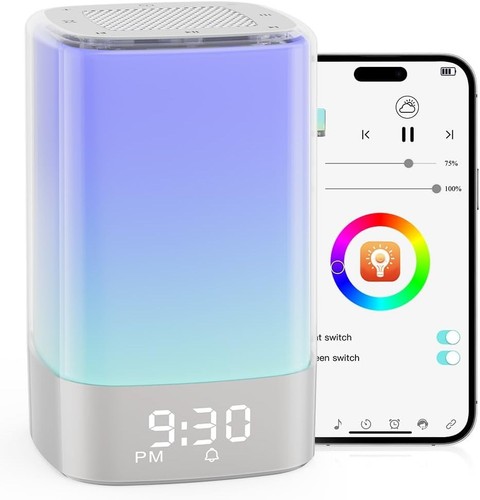 Alarm clocks bedside - bedside,, white
