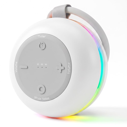 Portable white noise machine - white,