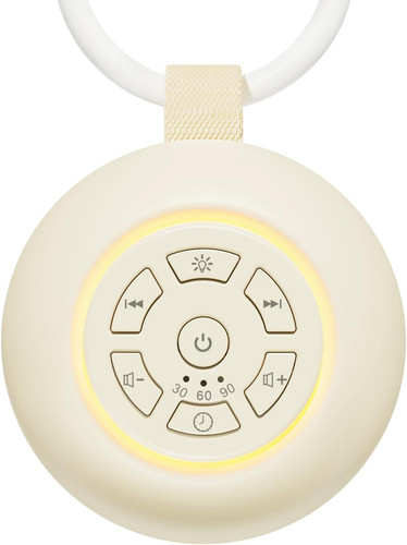 White noise machine with baby - white,